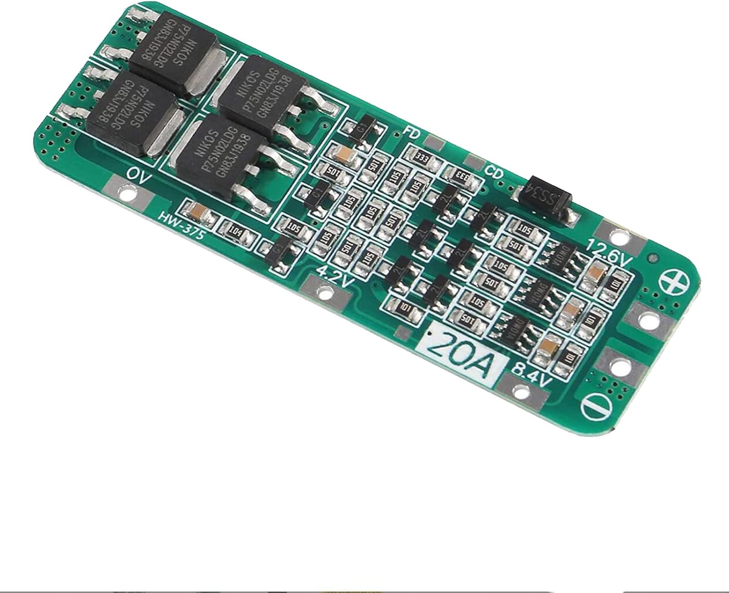 3S 18650 BMS Open Holder Base