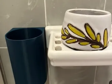 Water flosser holder