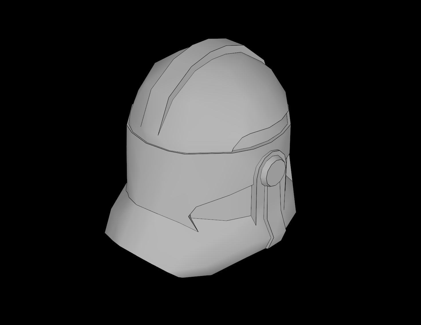 Lego Compatible (11217.dat) Minifig Helmet SW Clone Trooper Phase 2