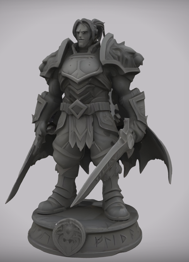 World of Warcraft Chess Pieces (Alliance King, Horde King, Alliance Pawn)