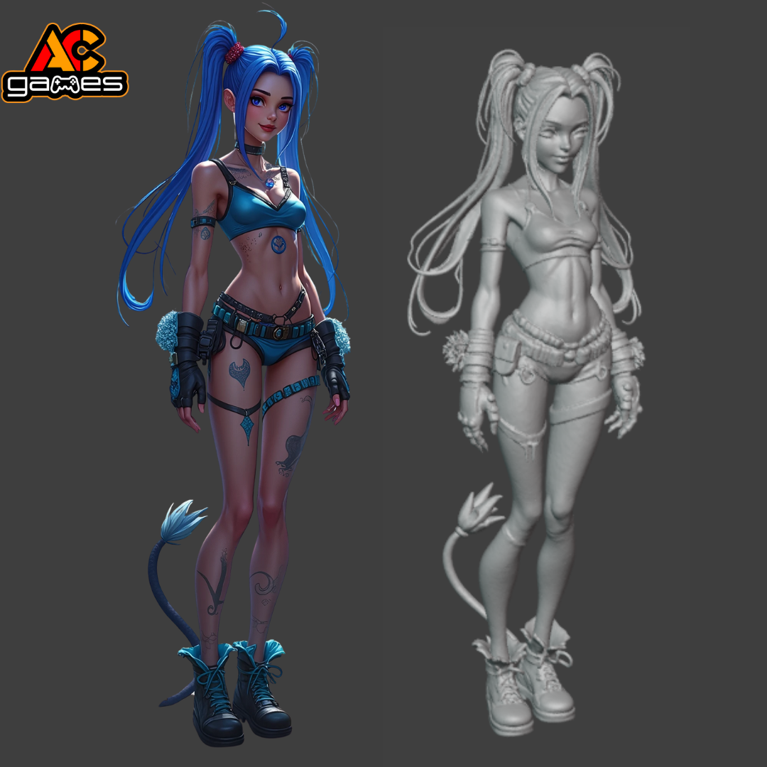 Jinx League of Legens Fan art
