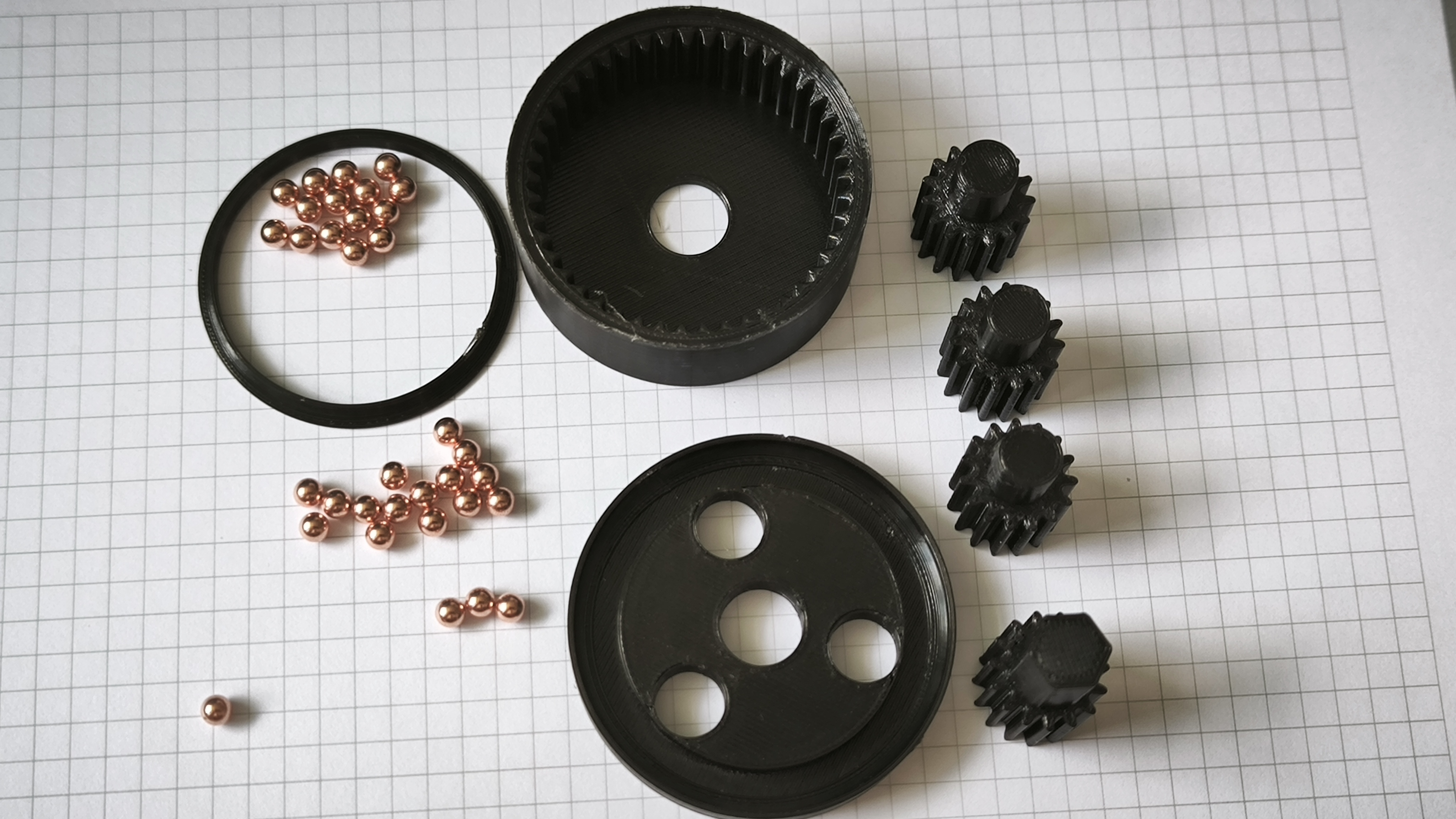 Miniatura 4 do modelo 3D Planetary gear train.