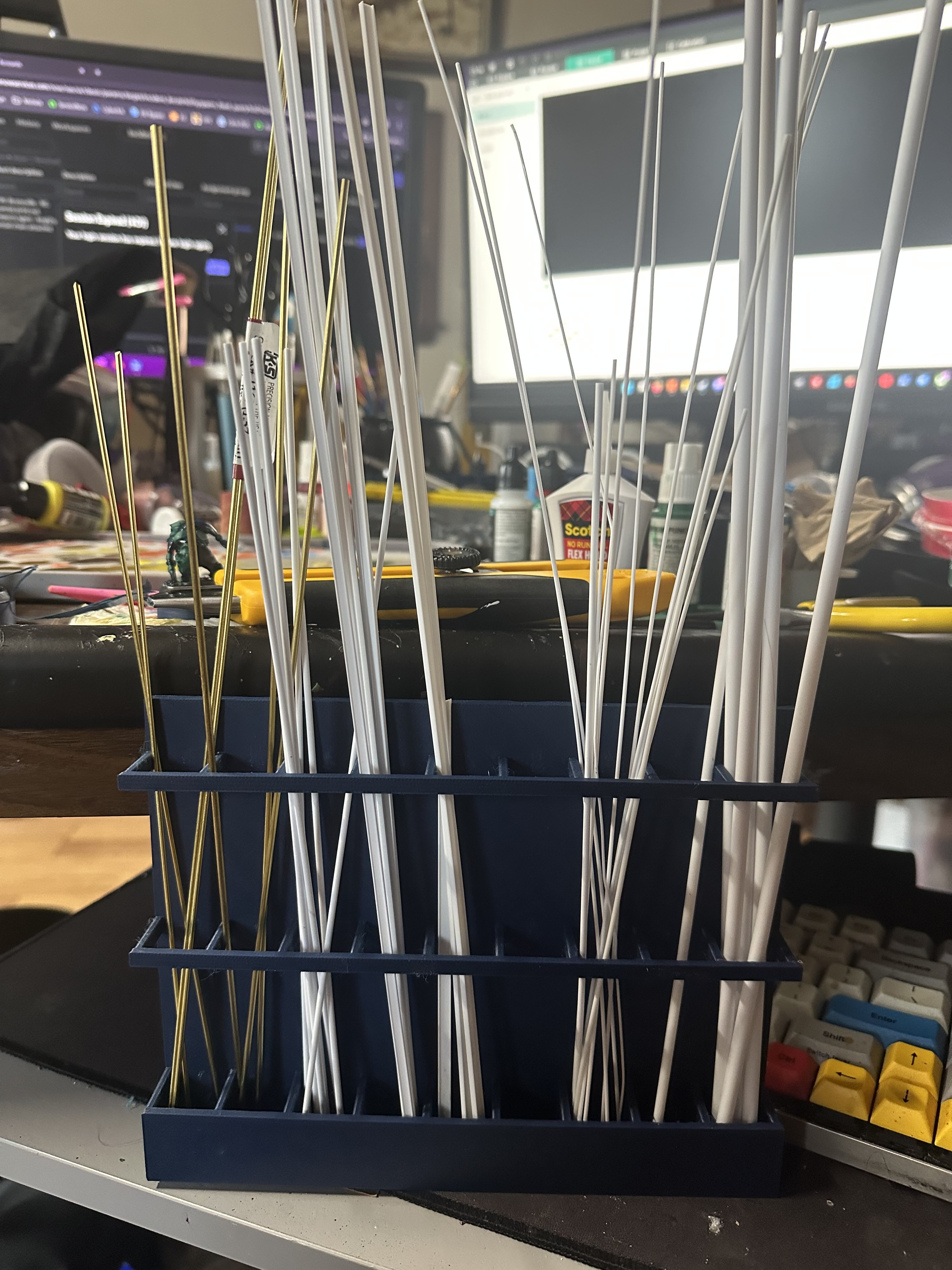 Styrene Rod Organizer