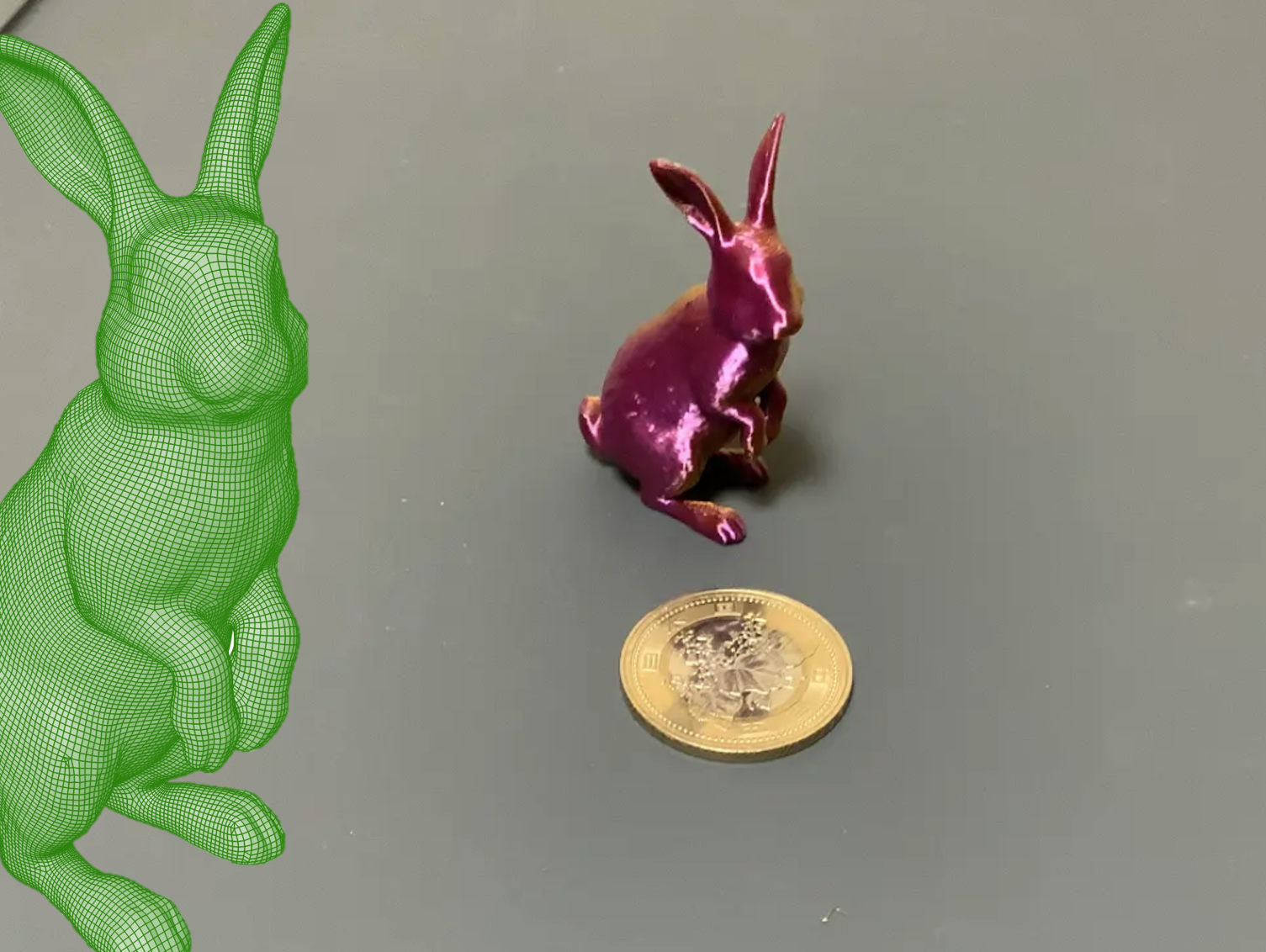 Rabbit - 3d outline