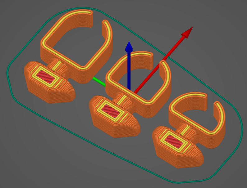 Passe Cable profilé 8mm simracing — miniatura 2