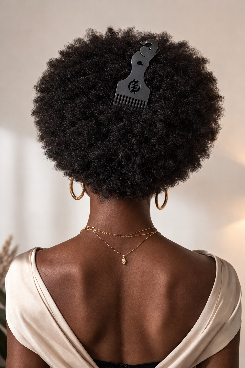 Miniatura 2 do modelo 3D Afro comb