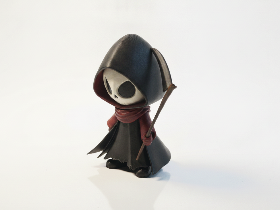 Hooded Reaper Figurine Fantasy 3D Printable