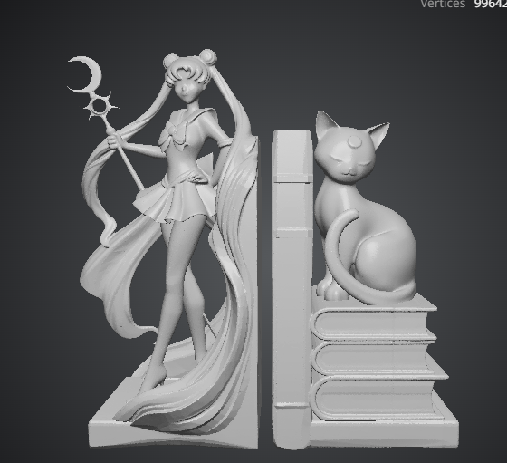 Sailor Moon Book Ends