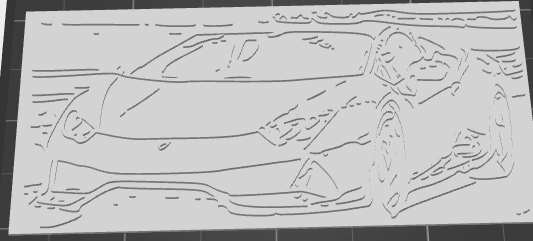 Lamborghini window card