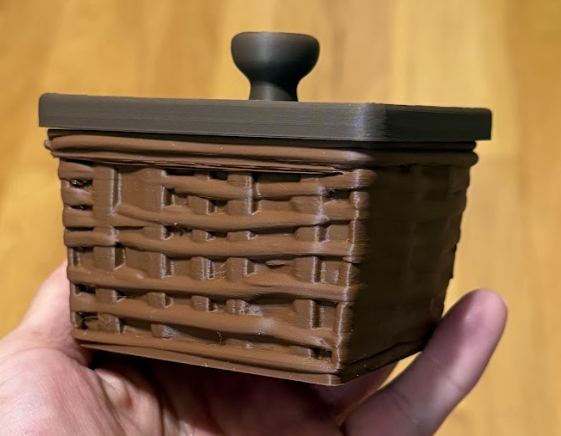 Basketweave Box Storage