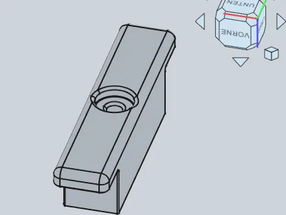 Paidi Bettregal Halterung / Paidi bed shelf bracket