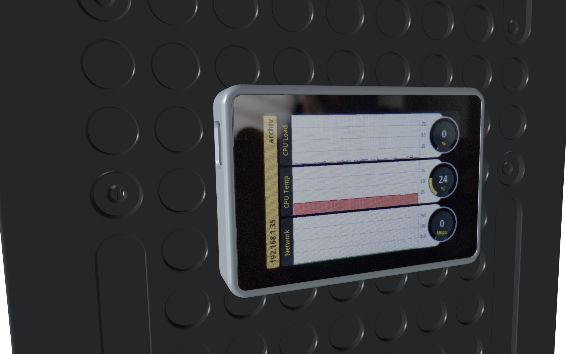 Attachable Status and Perfomance Display