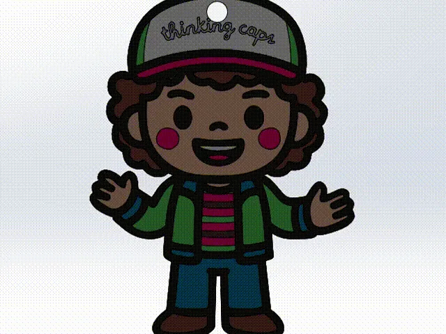 Stranger Things Dustin Herderson - Keychain