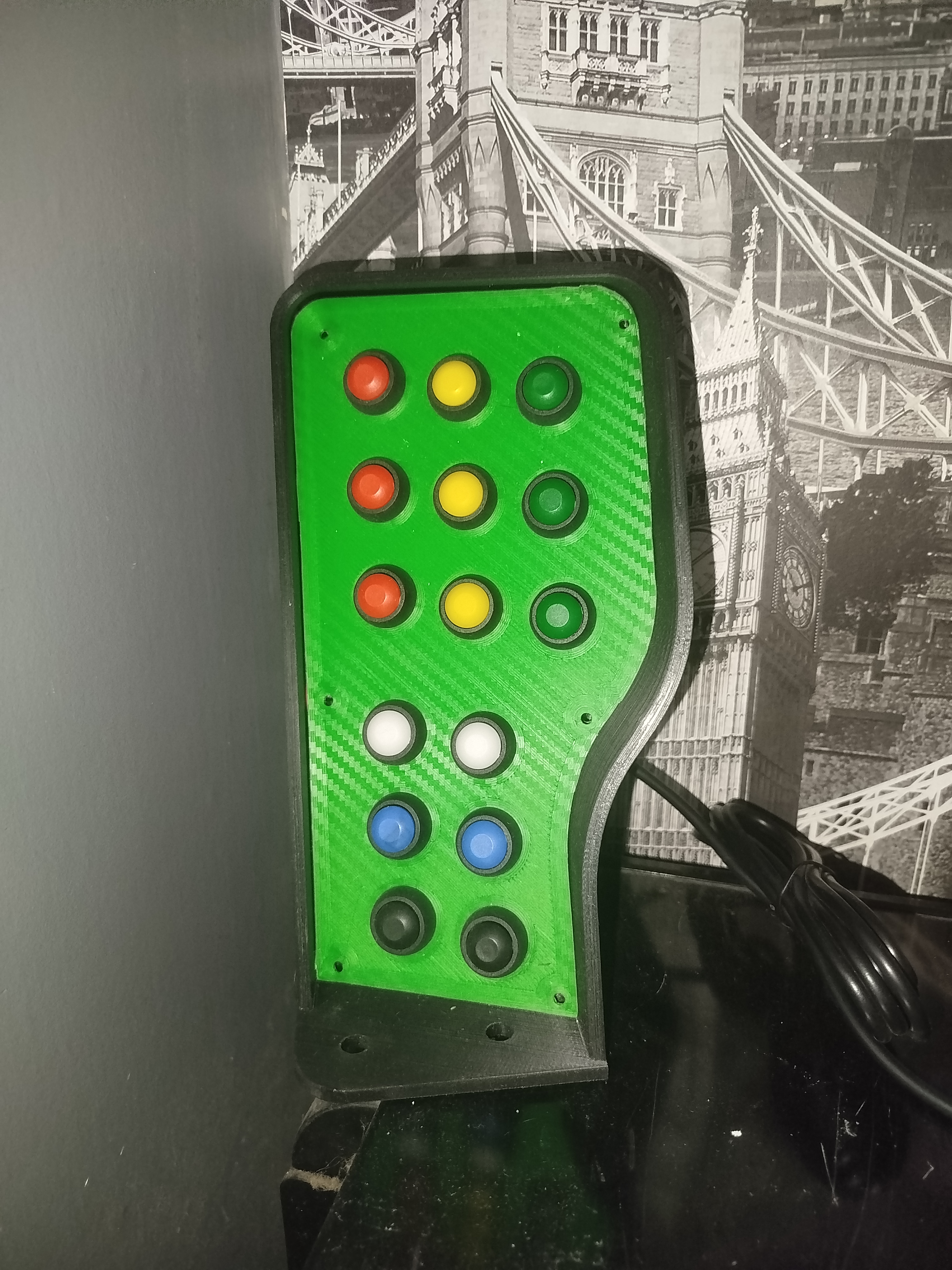 Audi R8 sim racing button box - one piece remix