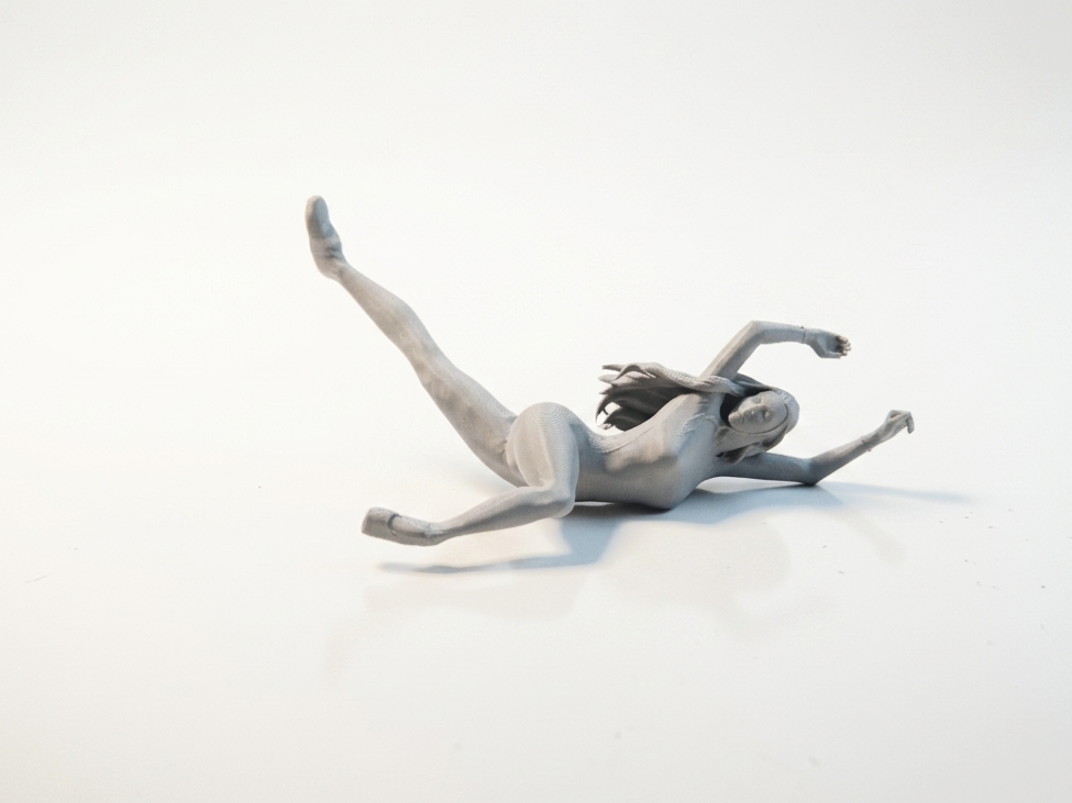 Ballerina Pose Female Figurine 3D Printable