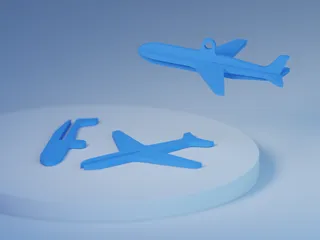 Plane Christmas Ornament