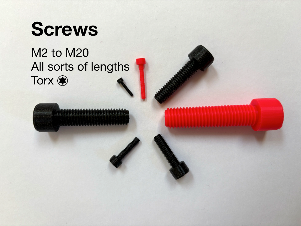 M2 - M20 Torx Screws in all sorts of lengths (incl. STEP)