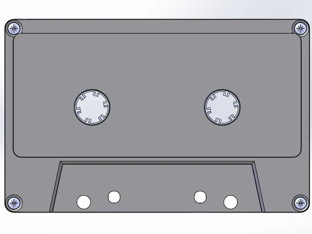 Cassestte tape detailed CAD
