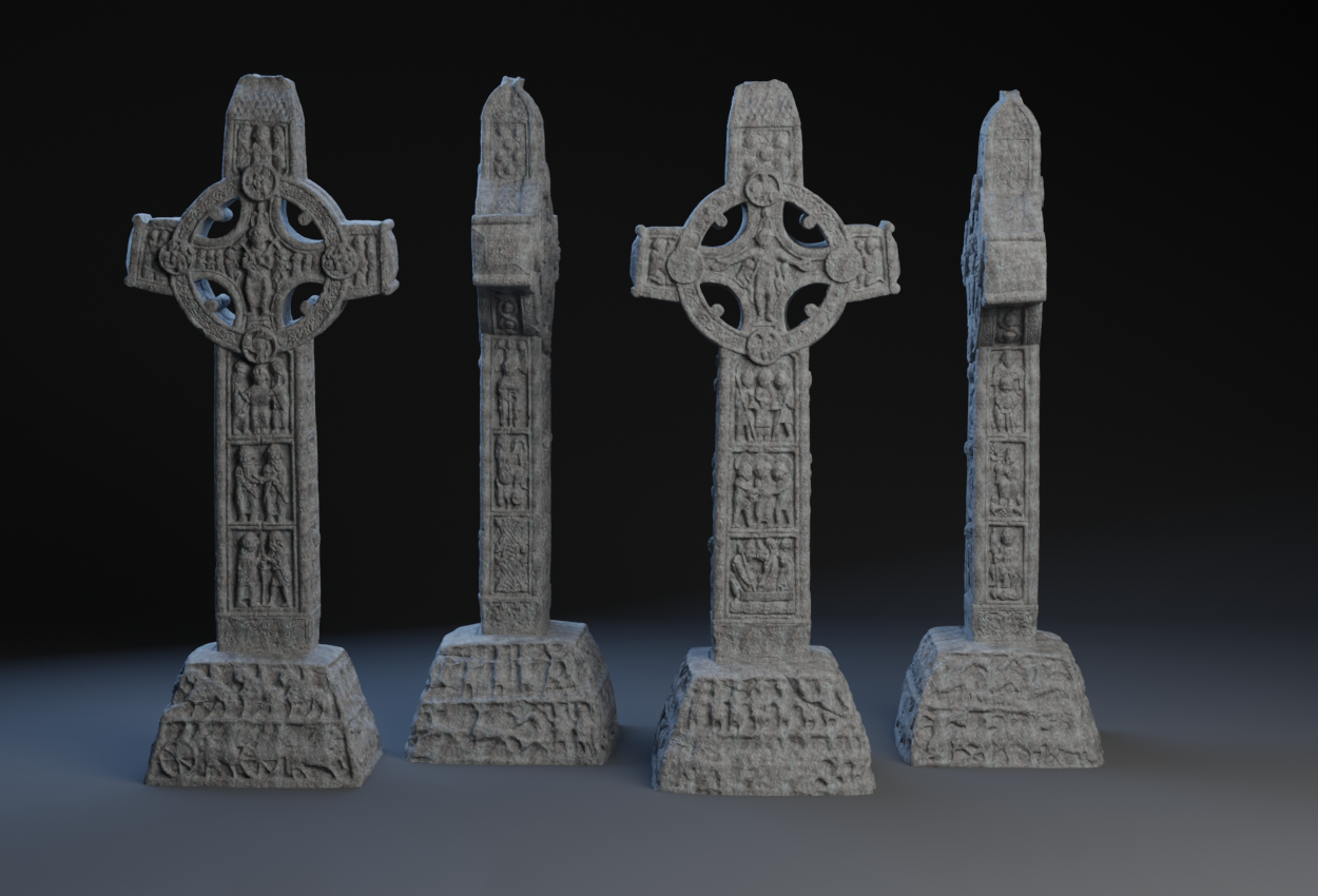 Cross of the Scriptures : Clonmacnoise : Ireland