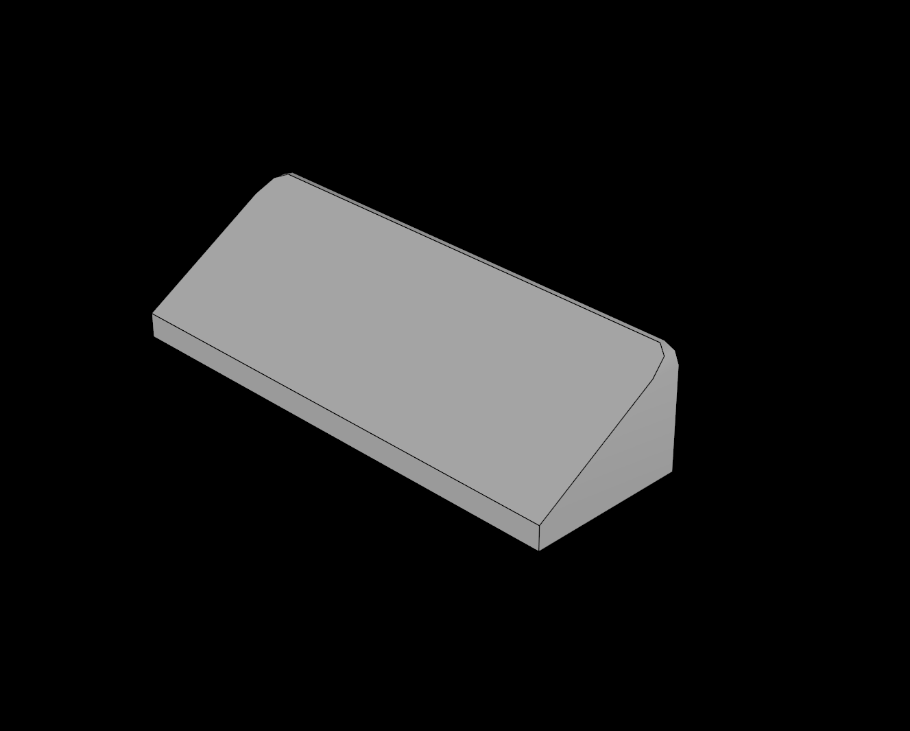 Lego Compatible (7825.dat) Slope Brick 31  1 x  3 x  0.667
