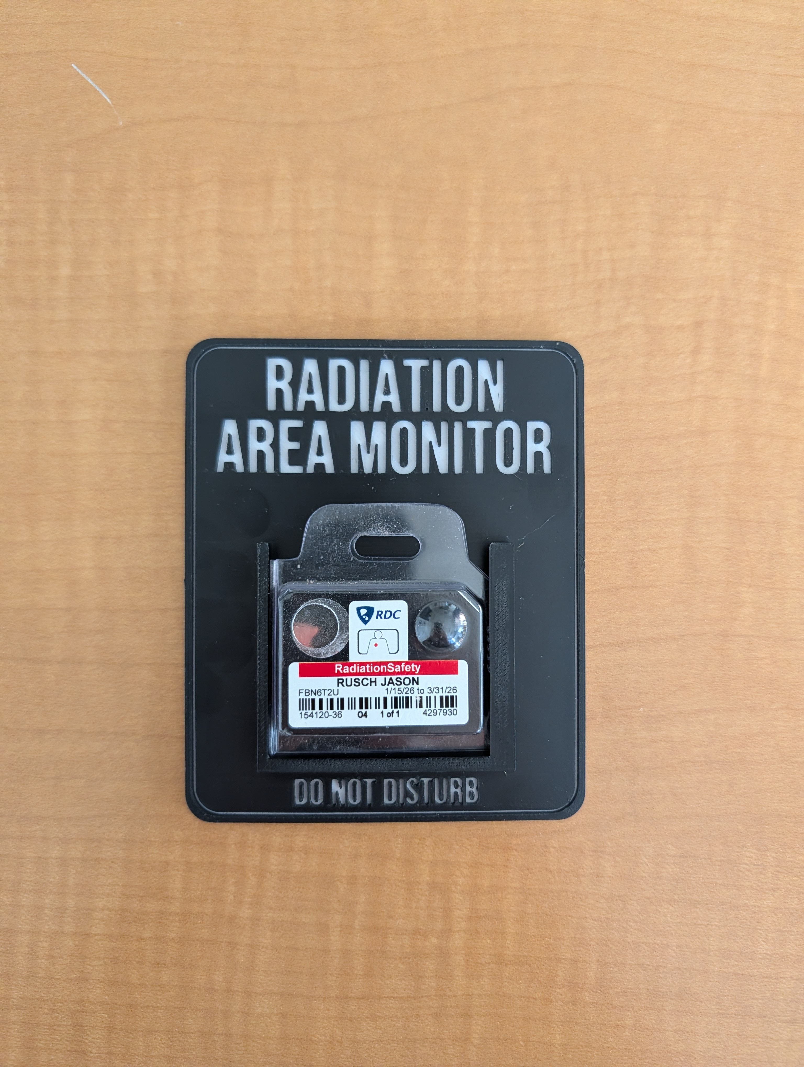 Radiation Detection Company - OSL Area Monitor Plate
