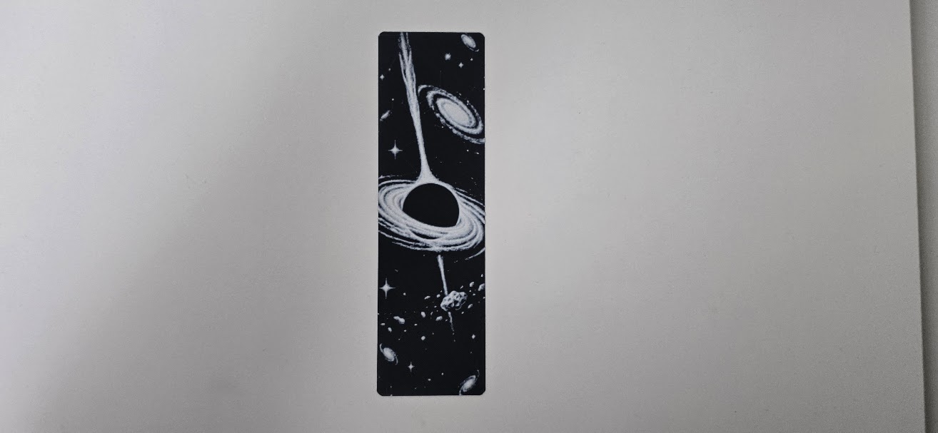 Title Supernova Black Hole Gravity Well Bookmark