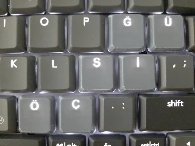 Keys with Letters - Logitech MX Mechanical Keyboard