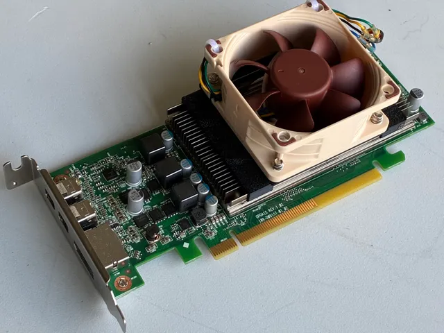 AMD Radeon RX640 60mm Fan Mod