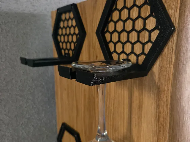 Wall Mounted Stemware Holder