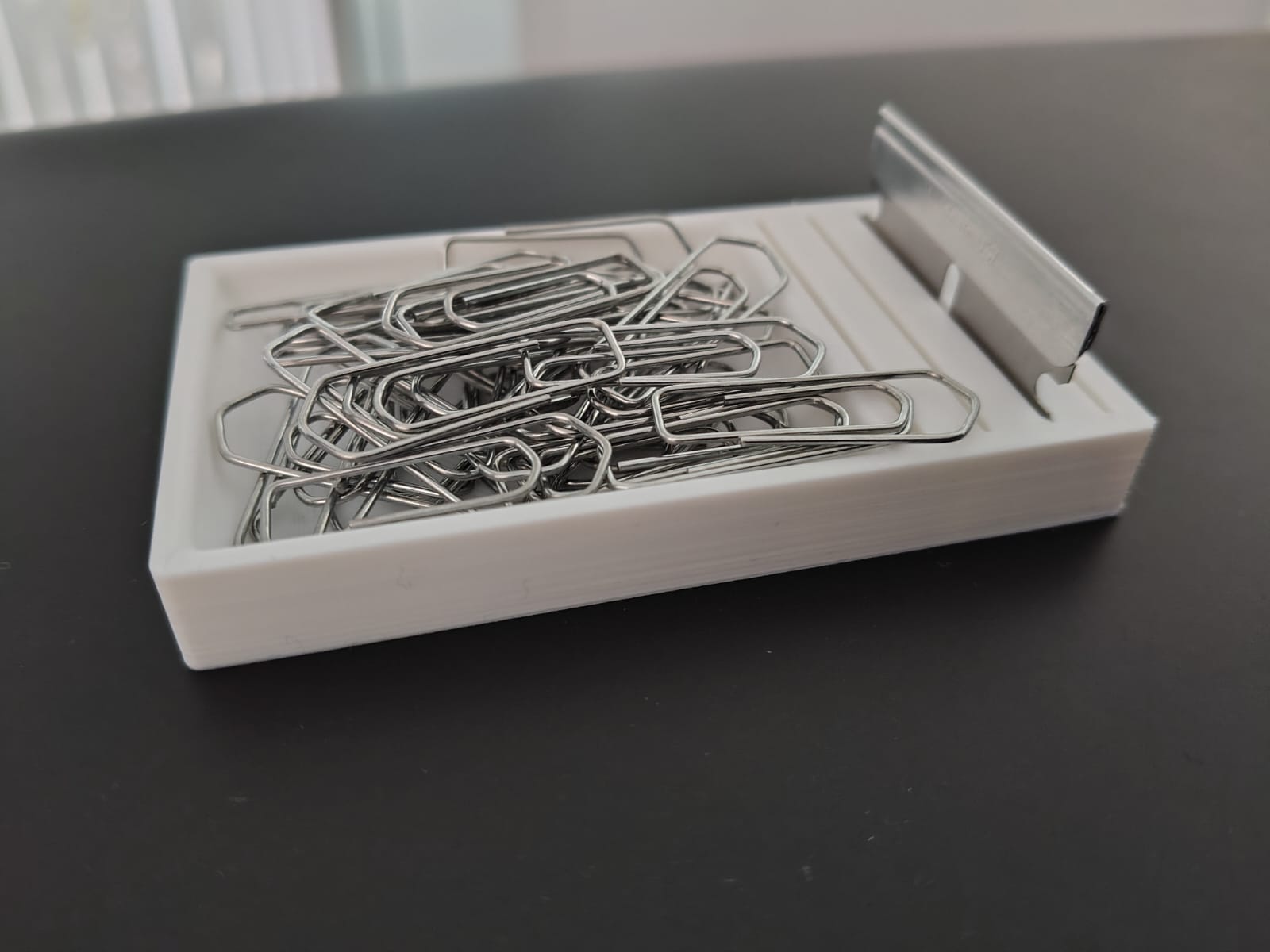 Paperclip and blade dispenser
