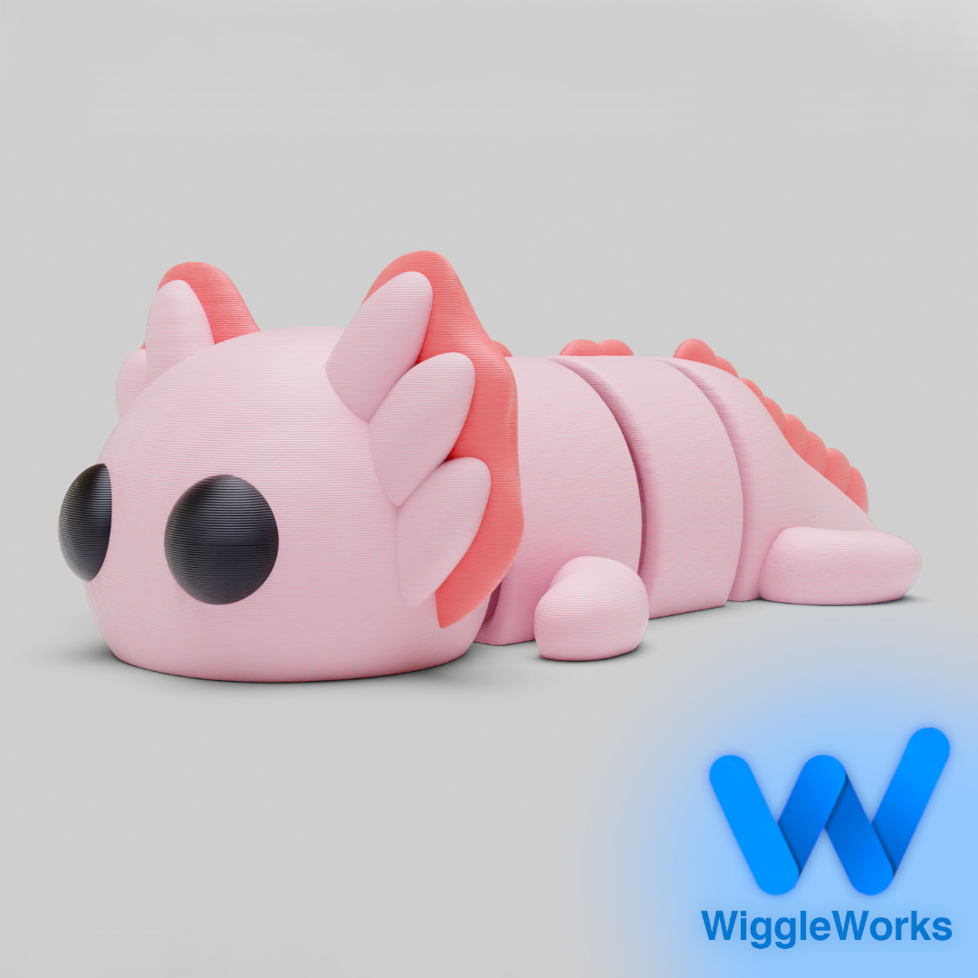 Flexi Articulated Axolotl (Multicolor)