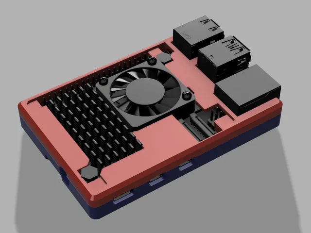 Raspberry Pi 5 Case Slim with Camera Flex Hole