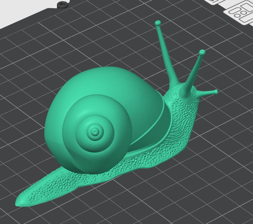 Miniatura 3 do modelo 3D realistic snail