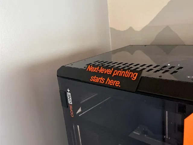 Next-level Printing Starts Here Sign (5 Different Magnet Sizes!)