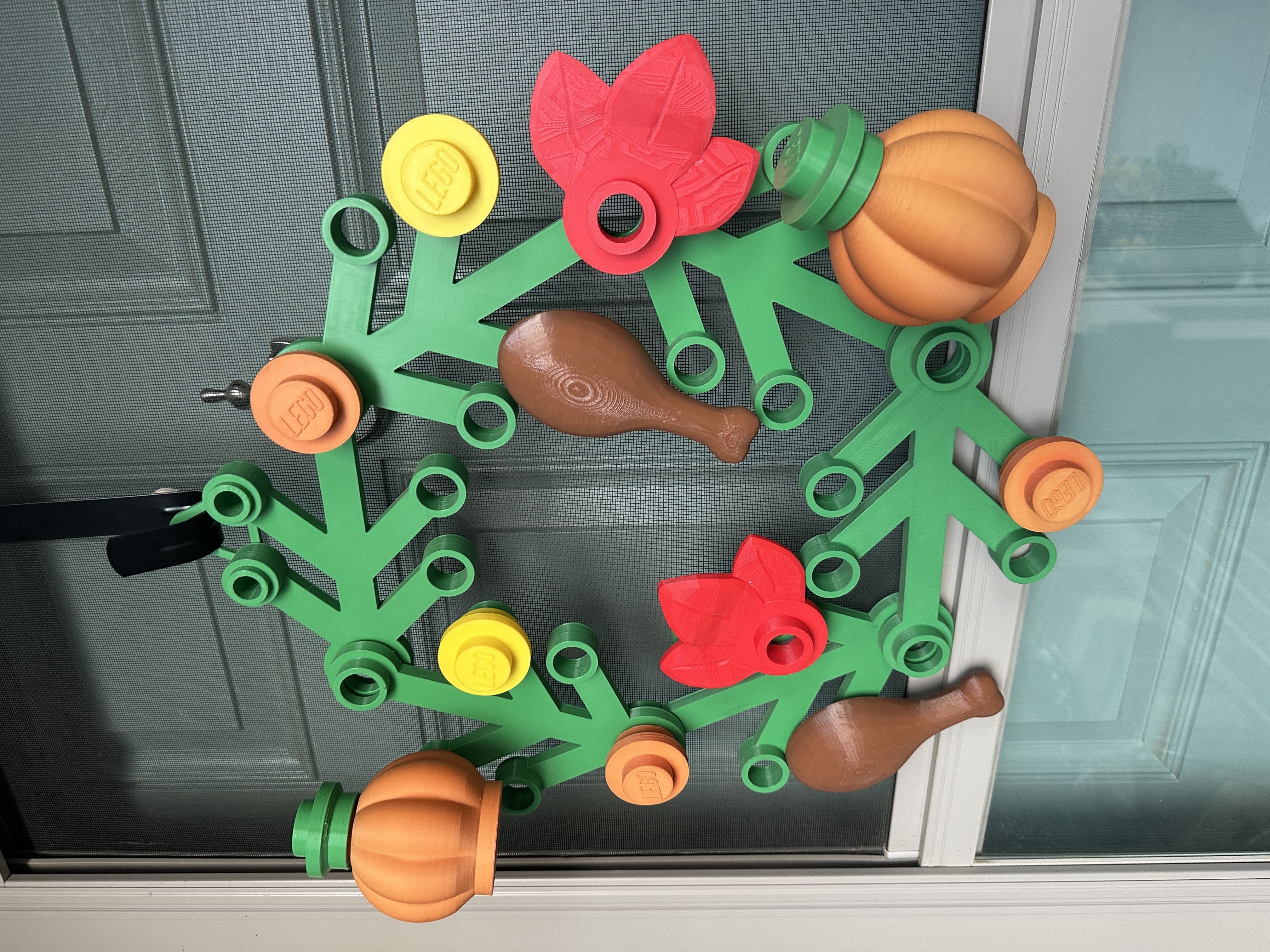 Giant BRICK Wreath – Upscaled Leaf Add-On