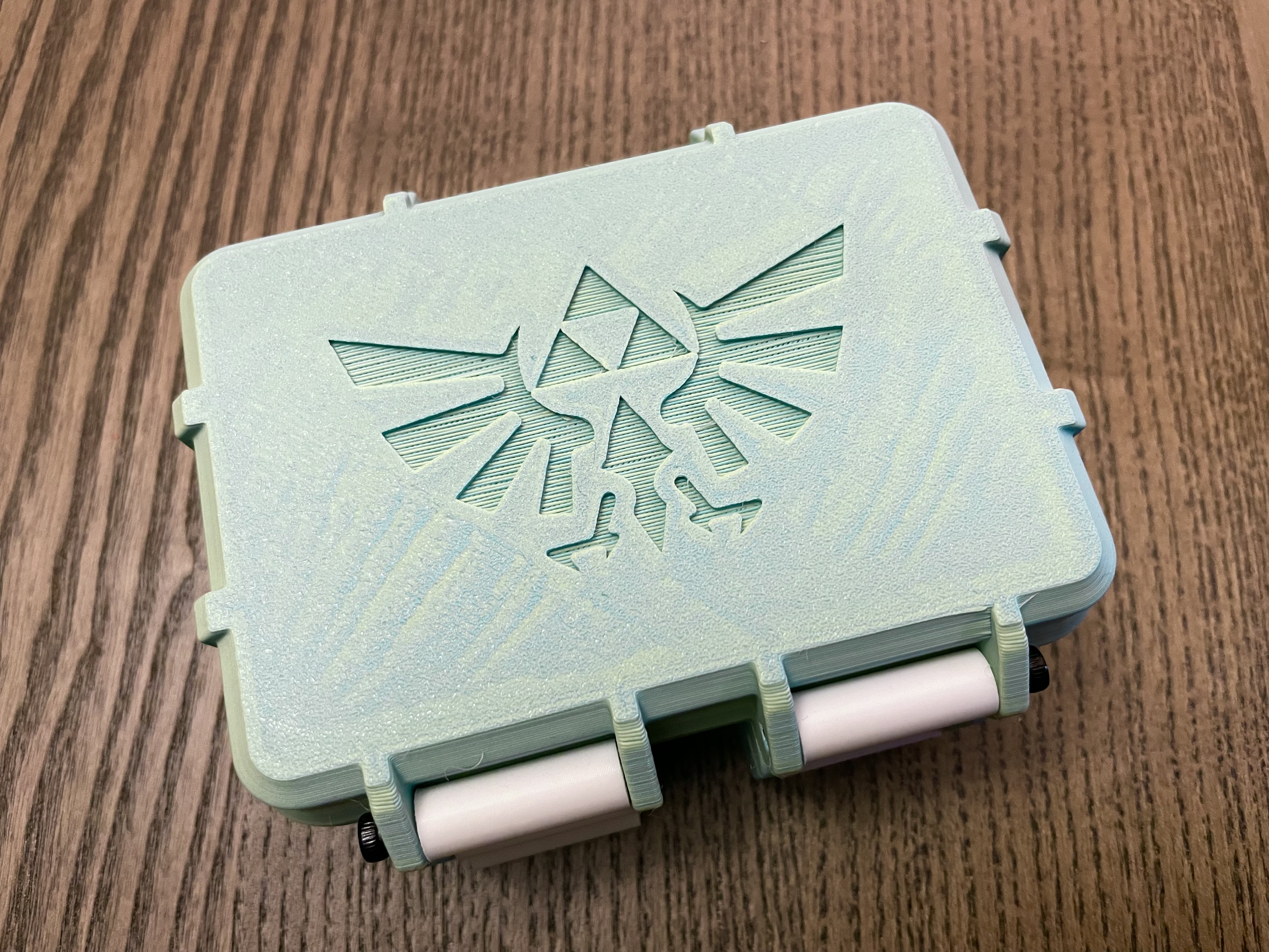 Legend of Zelda Triforce Uno Card Box Lid