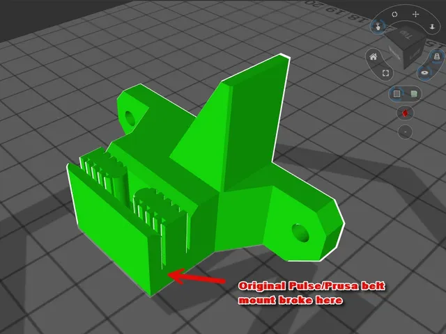Pulse XE Y-Axis Belt Holder