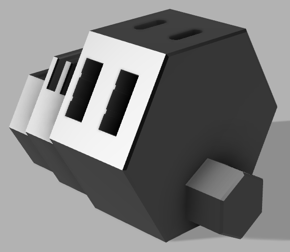 Honeycomb Wall USB-A, USB-C, SD, and Micro SD holder (Remix)