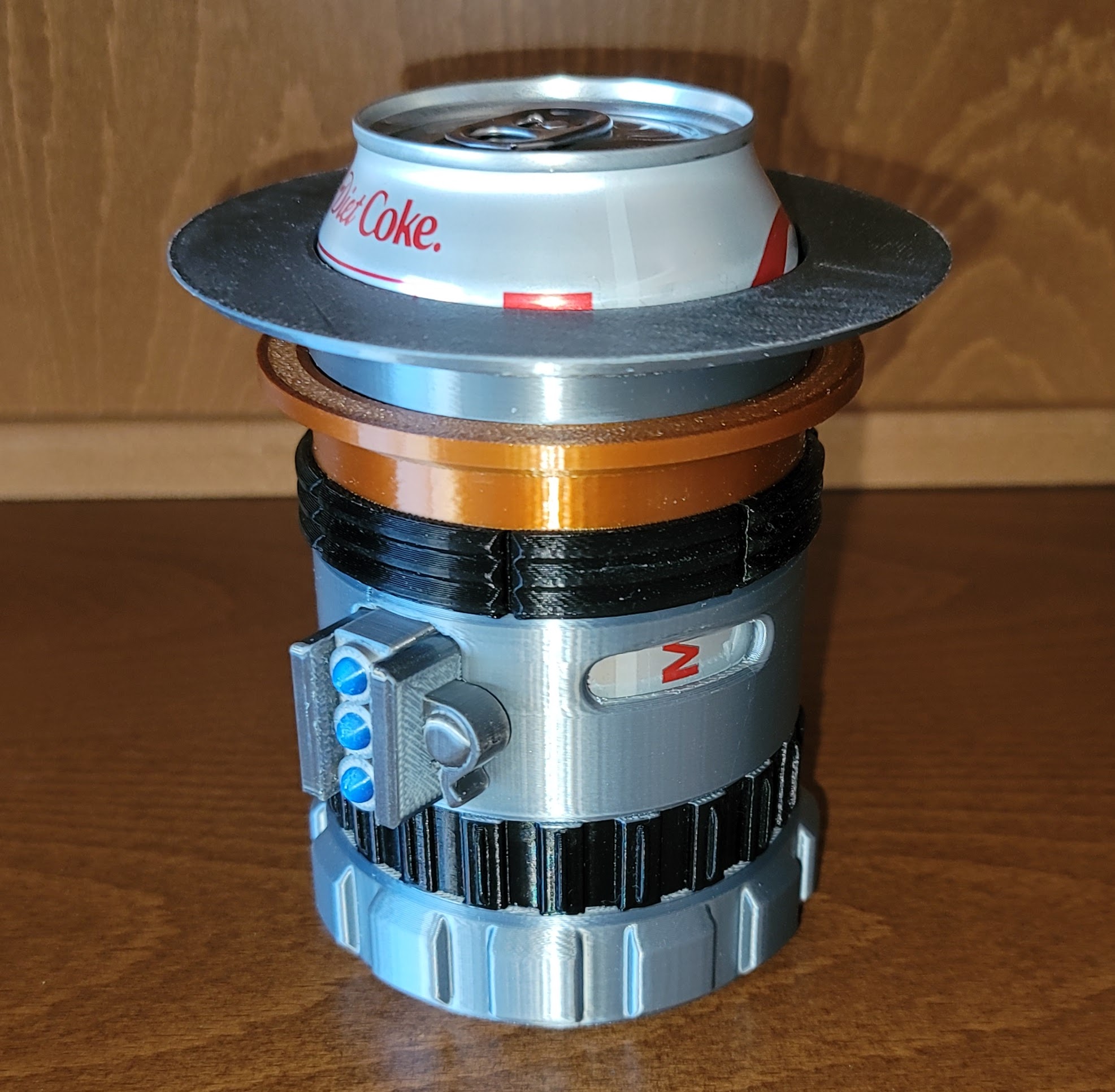 Lightsaber can/bottle holder
