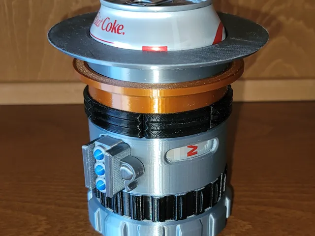 Lightsaber can/bottle holder