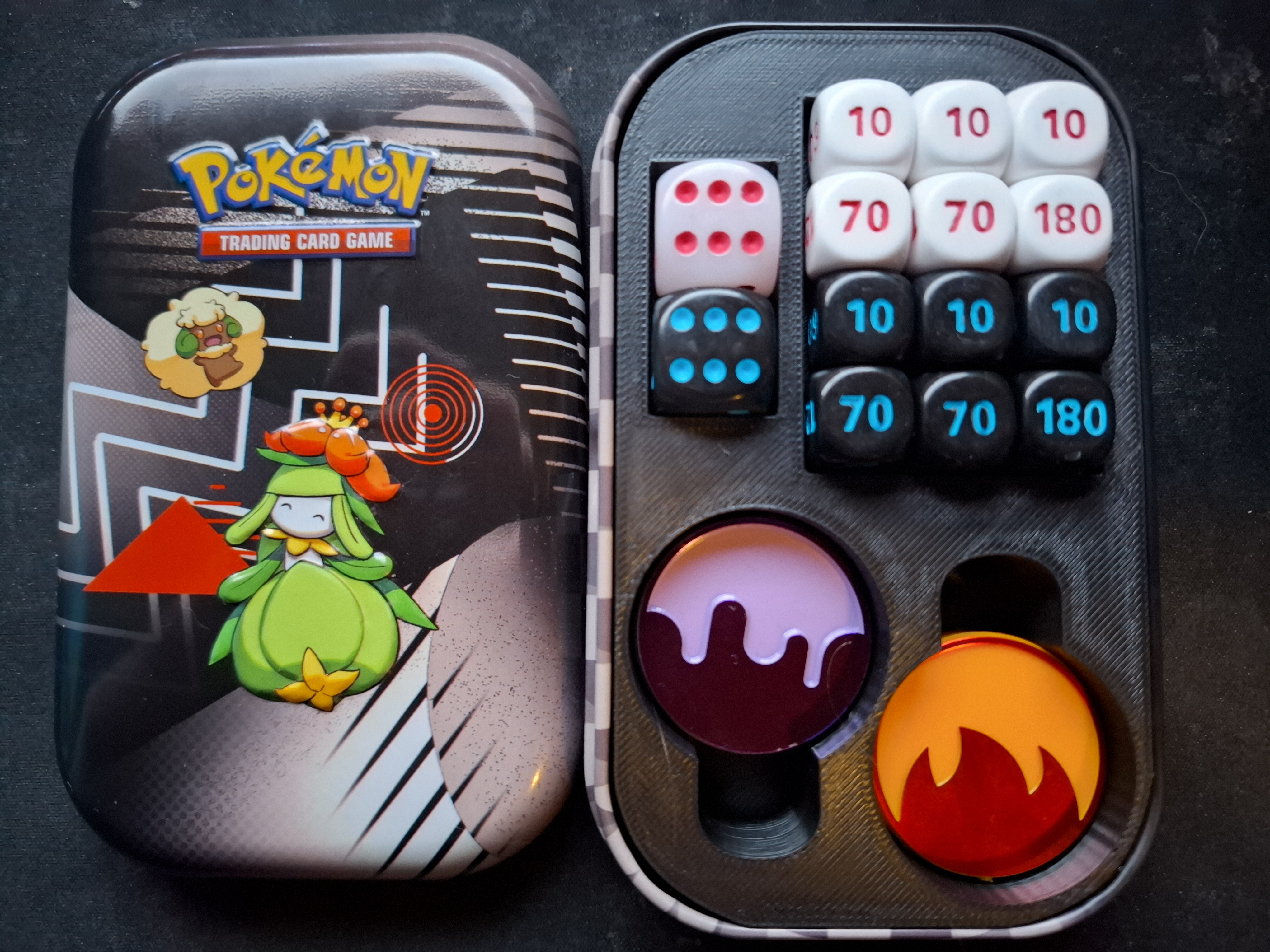 Pokemon Mini Tin Insert (12 Condition Maker Slots)