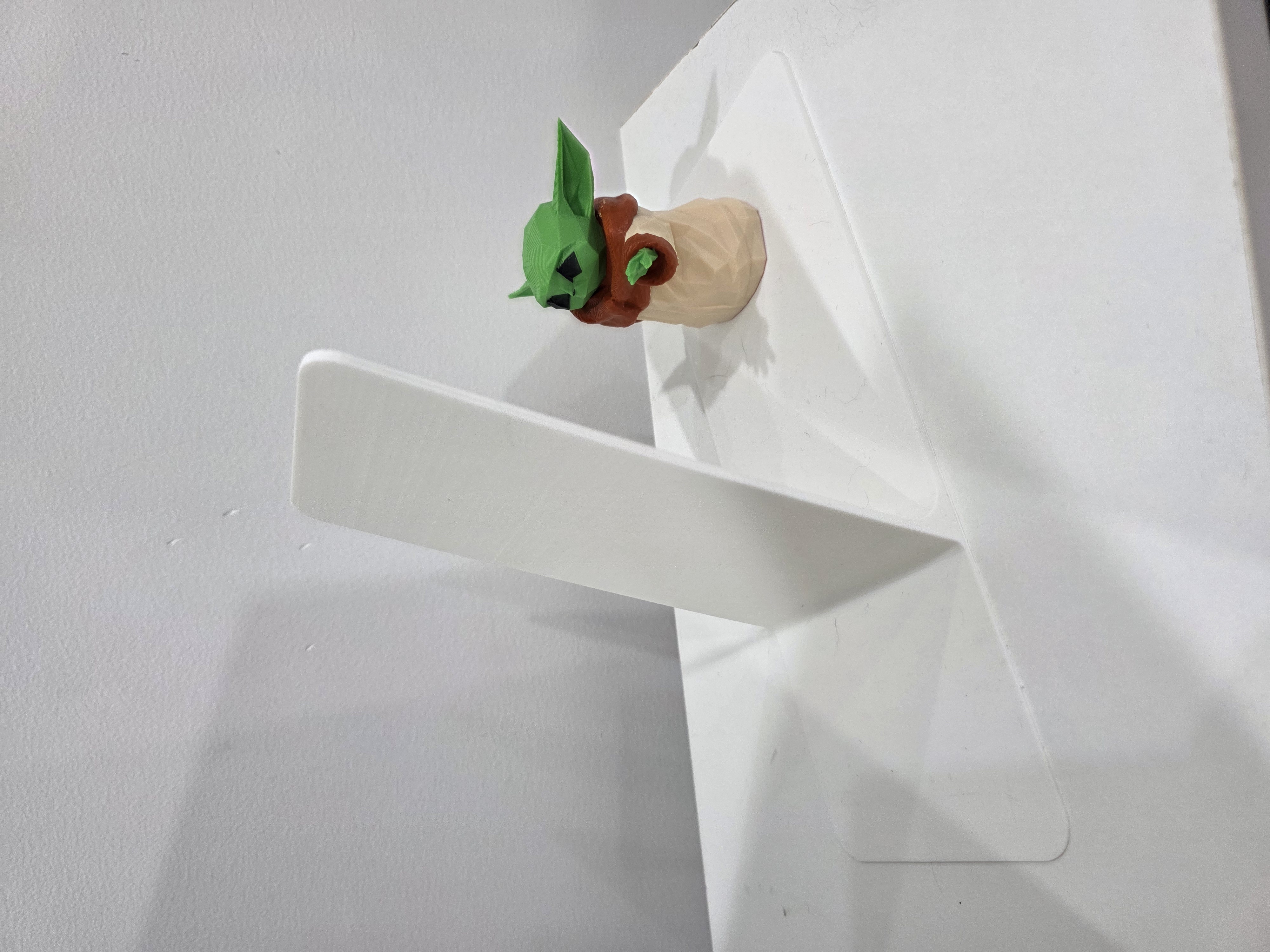 Grogu, aka baby Yoda, book end in colour