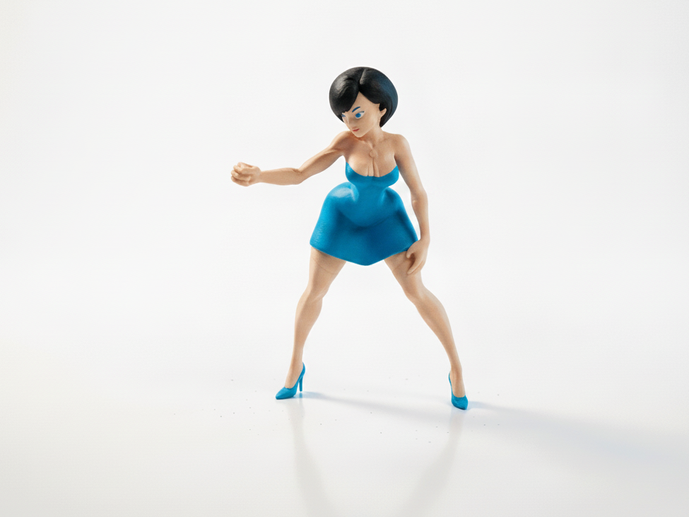 Elastigirl Figurine Cartoons Animation 3D Printable
