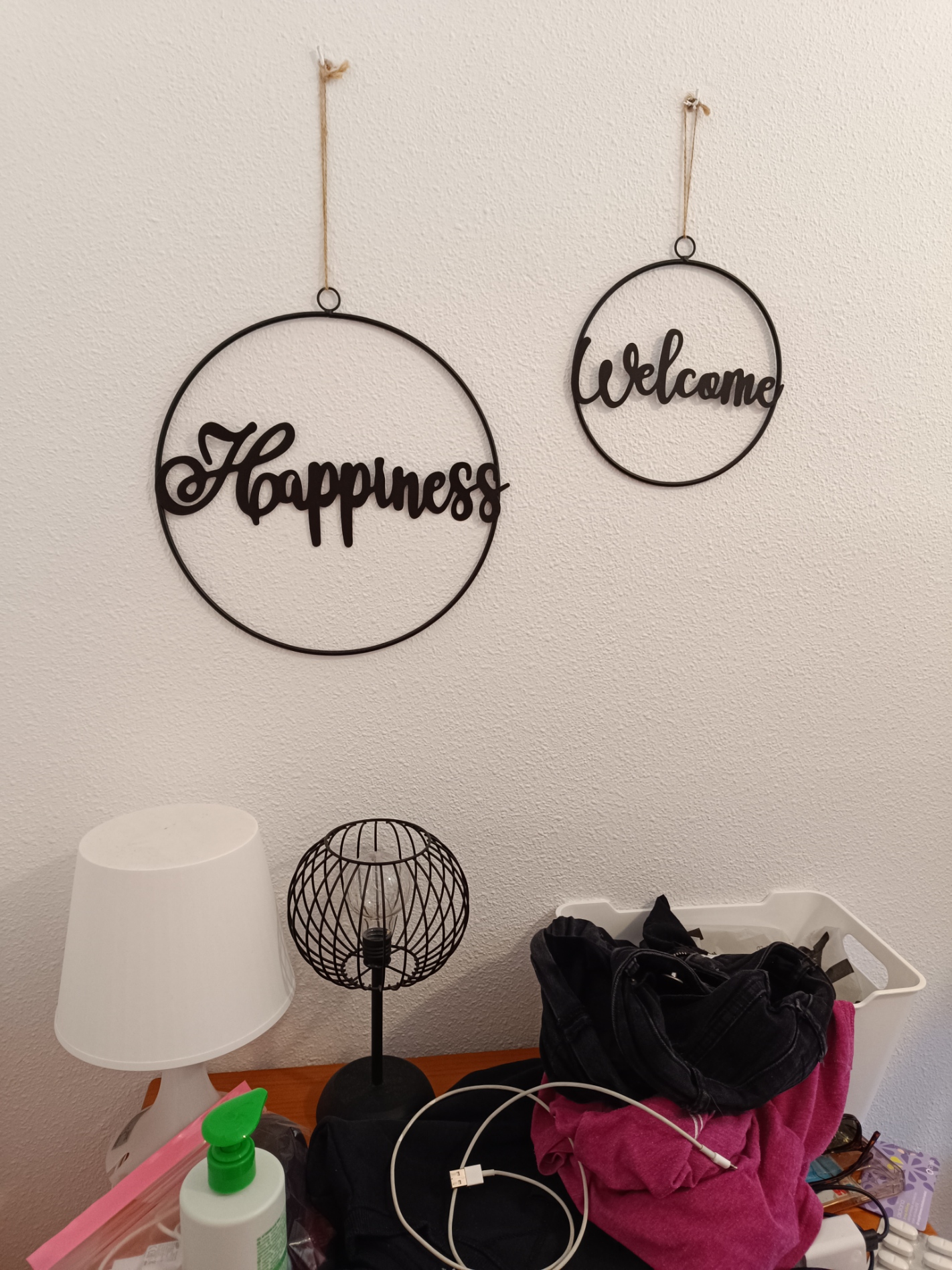 Happiness Wellcome - Hang-Wall decoration