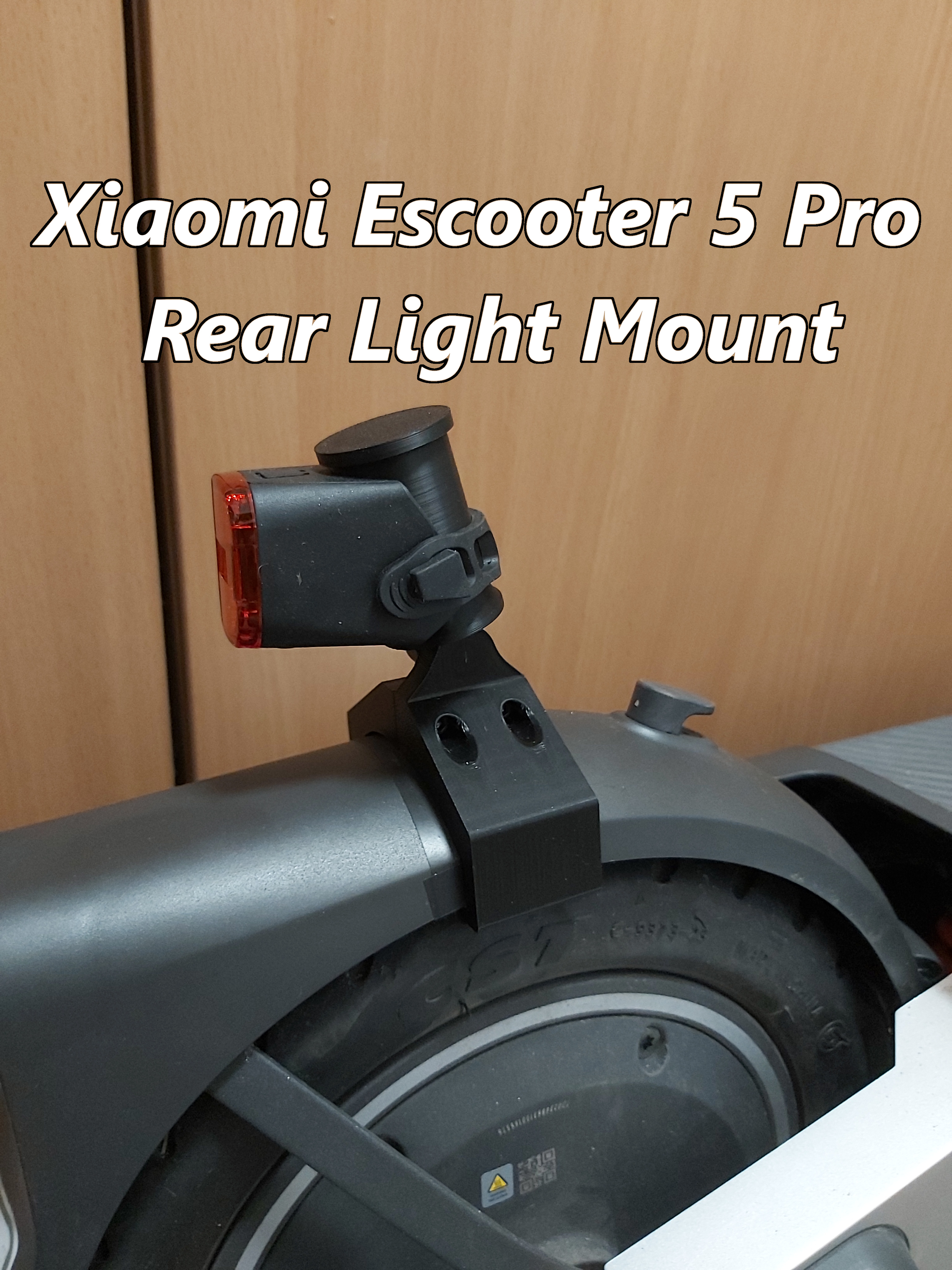Xiaomi E-Scooter 5 Pro Rear Lamp Mount