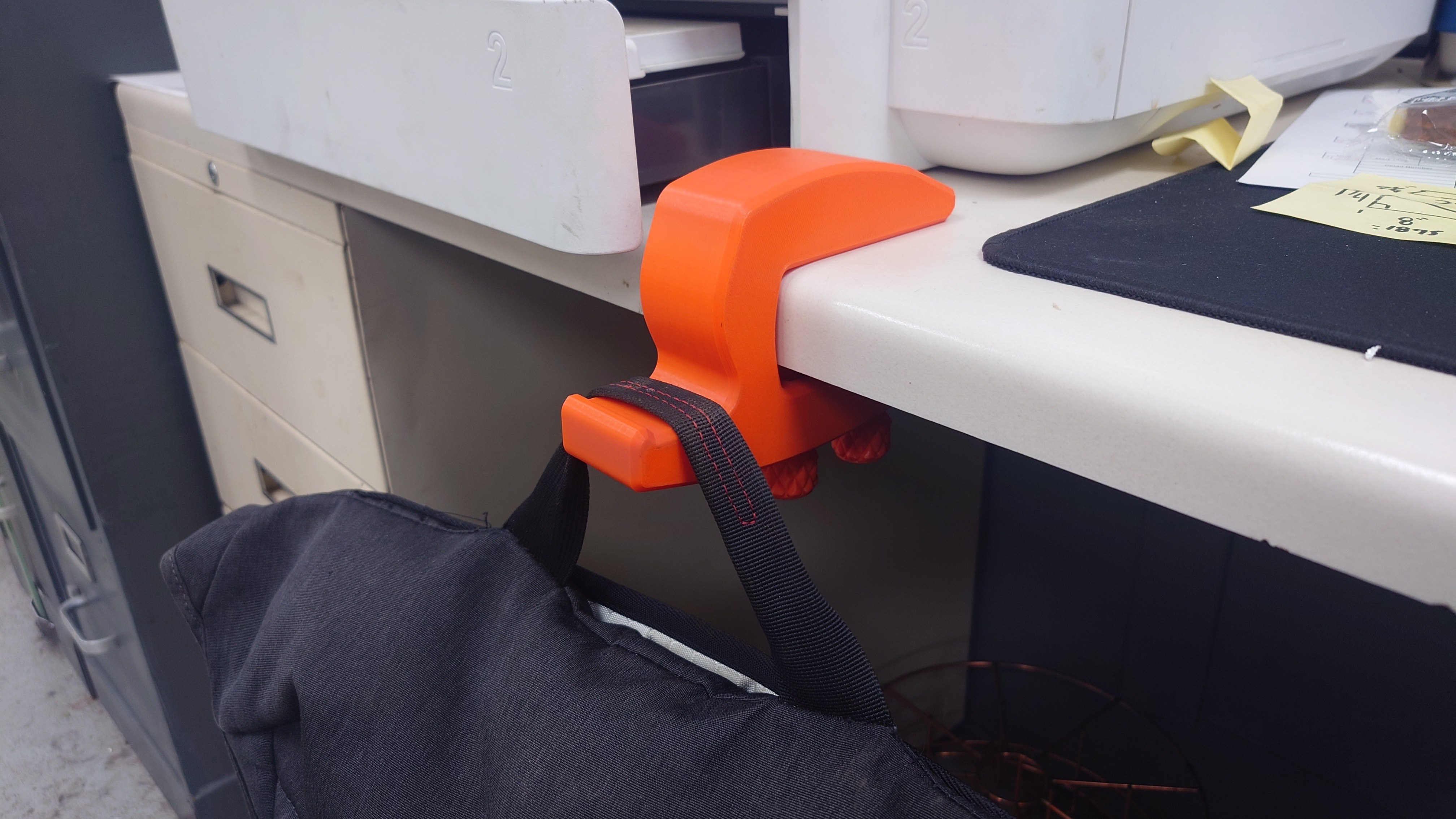 Sturdy desk clamp with hook