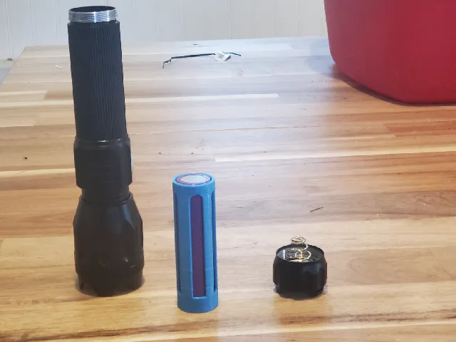 18650 Battery sleeve for Flashlight