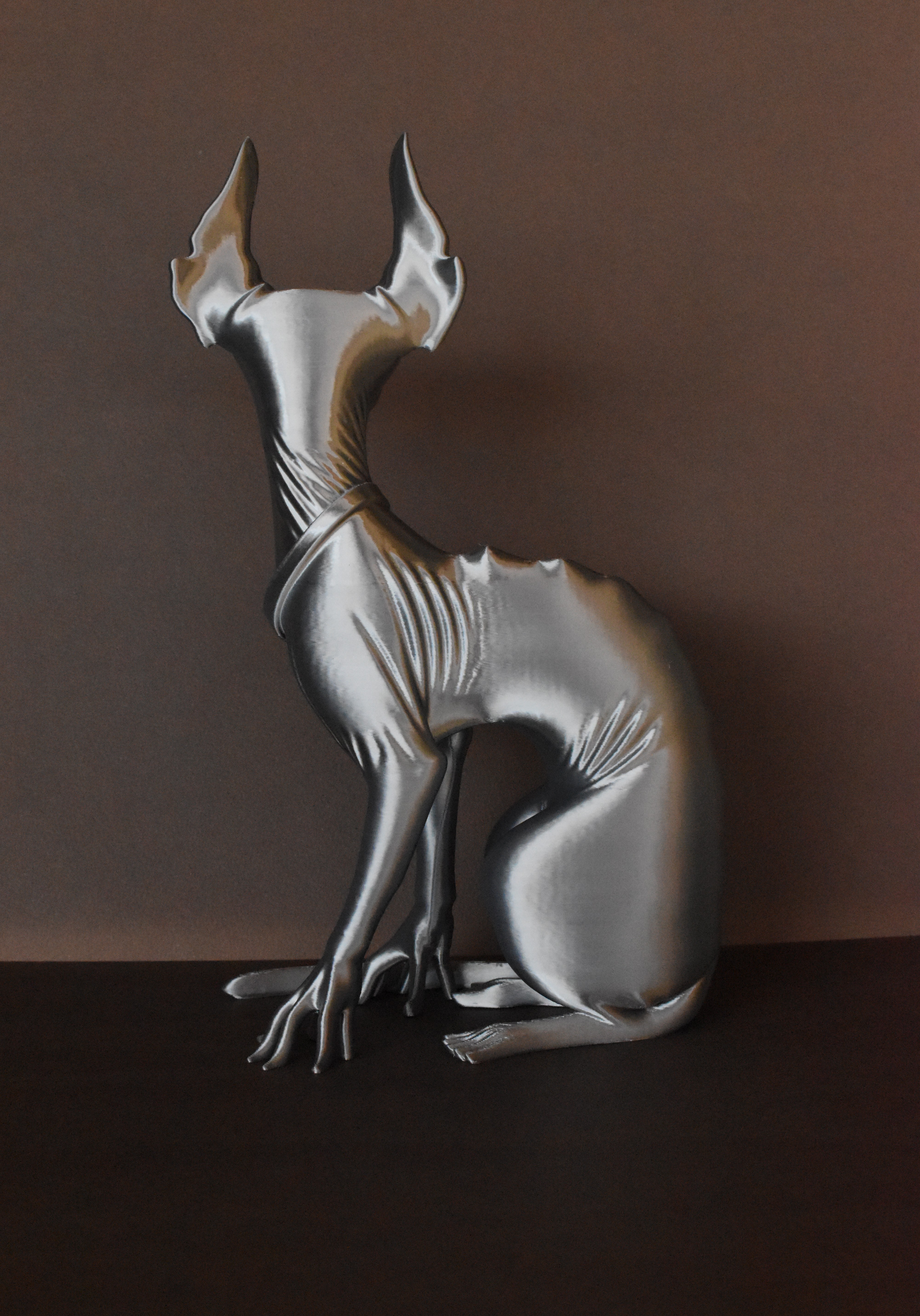 Miniatura 6 do modelo 3D alien cat