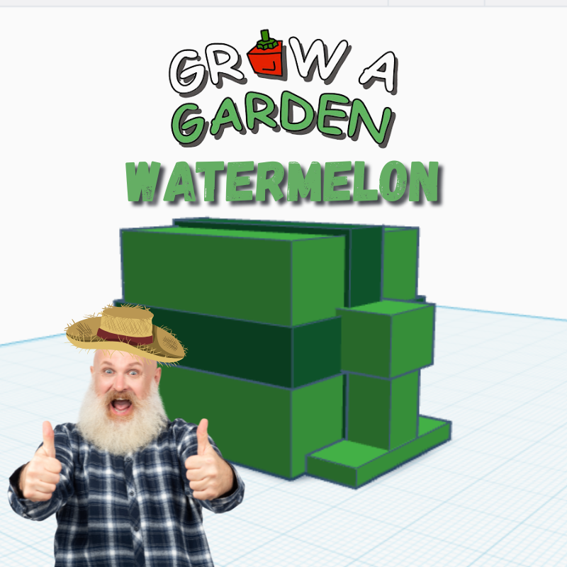 Grow a Garden Watermelon (Re-creation)