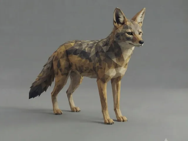 Low Poly Jackal